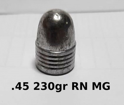 .45 230gr RN Multi Groove